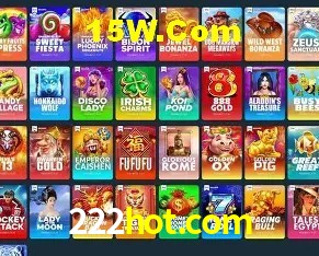 Interface do App 222hot.com